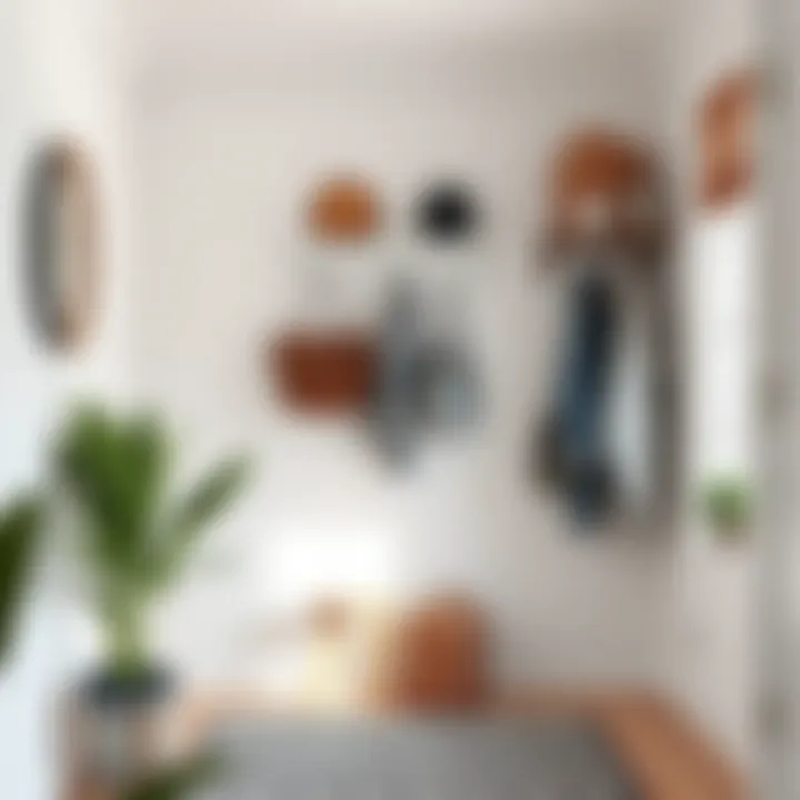 Magnificent Optimizing Small Entryway Spaces with Wall Organizers