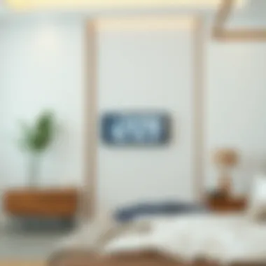 Magnificent The Digital Bedroom Clock: An Essential Element of Modern Interior Design