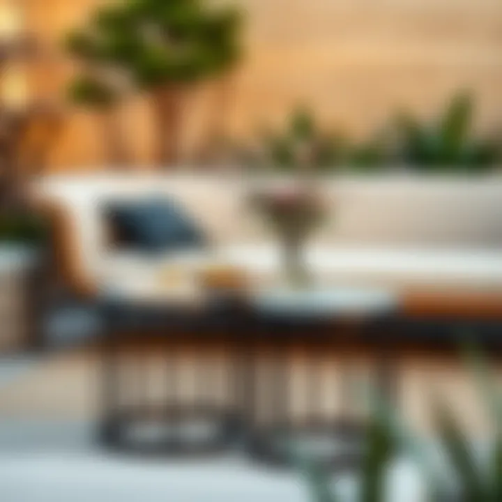 Magnificent The Role of Small Outdoor Metal End Tables in Modern Living Spaces