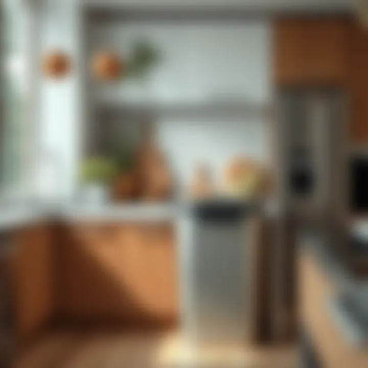 Magnificent The Utility of a Narrow Garbage Can for Your Kitchen
