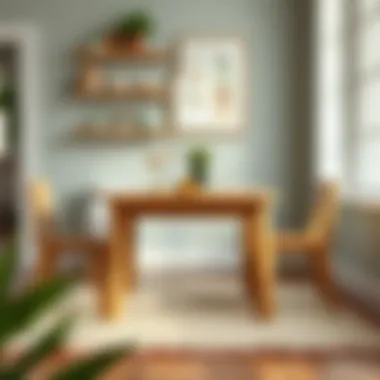 Versatile children's table for various activities