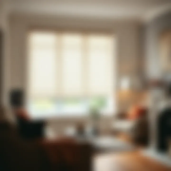 Elegant Roller Blinds in a Modern Belfast Home Elegant roller blinds in a modern Belfast home