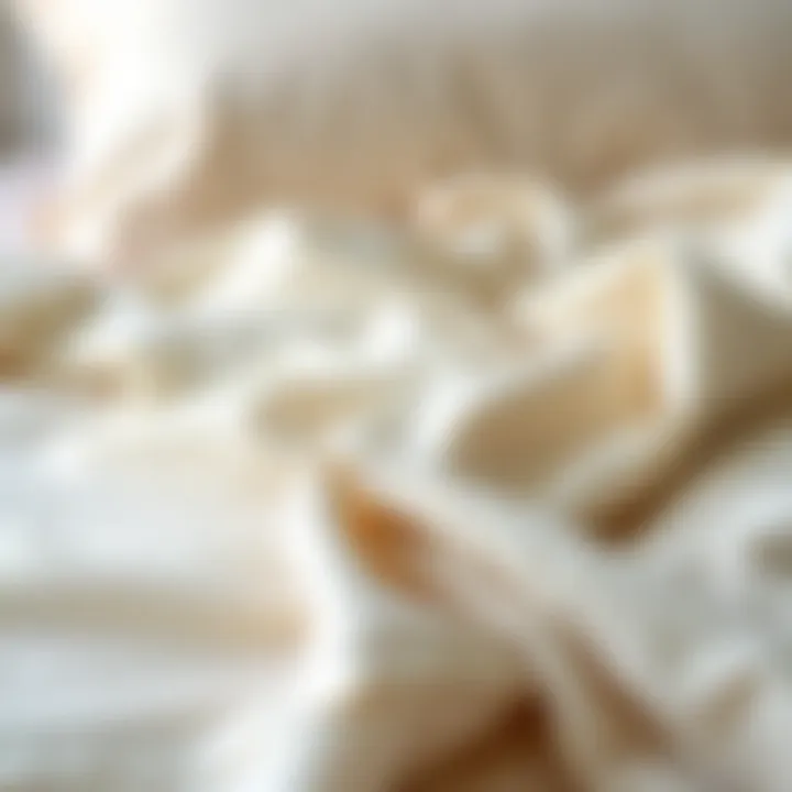 Quality Material in Bed in a Bag Products Close-up of high-quality fabric used in bed in a bag sets