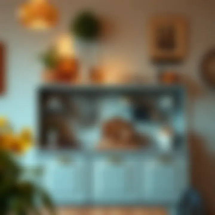 Transform Your Metal Cabinets with Contact Paper Beautifully decorated metal cabinet with contact paper