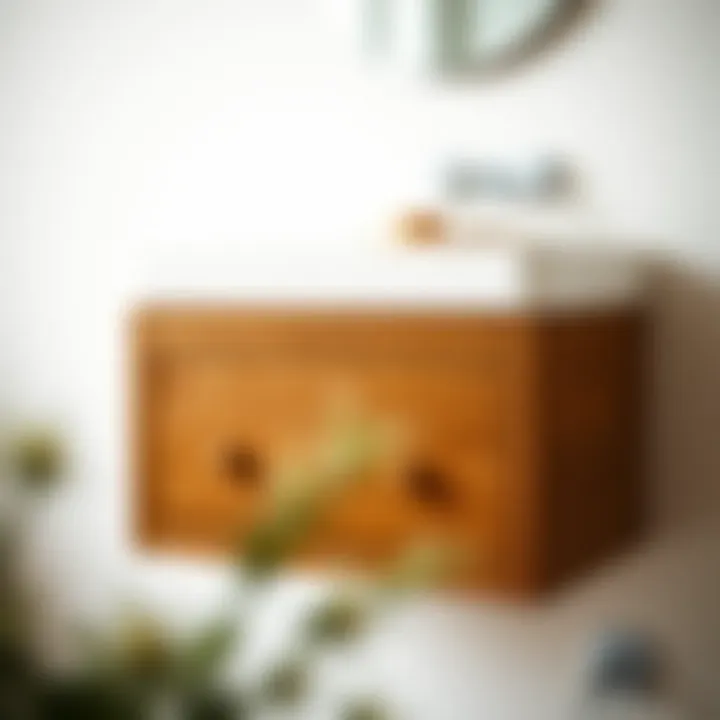 Exquisite Craftsmanship Close-up of the craftsmanship in a wooden changing table