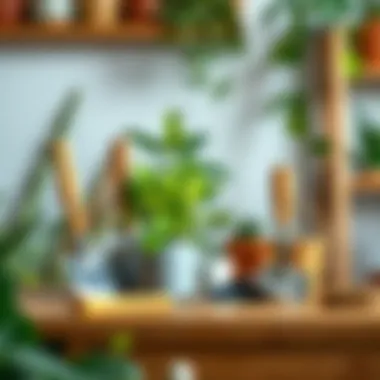 Essential Gardening Tools for Indoor Plant Enthusiasts A collection of essential gardening tools for indoor plant care