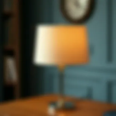 Lampshade sizing guide with measurements