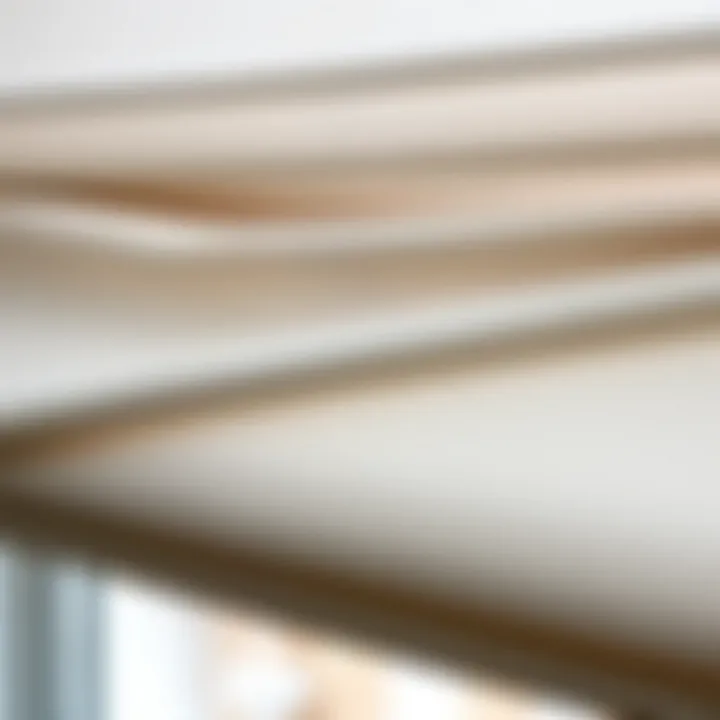 Fabric Texture of 14 Inch Wide Blind Close-up view of fabric texture in 14 inch wide blind