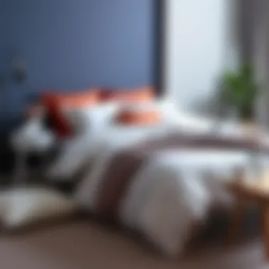 Current Trends in Color for Bedding Trendy color palette for comforter sets showcased