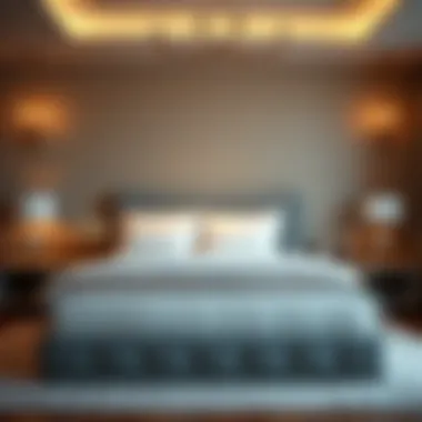 Luxurious 180x200 Bed Setup Luxurious 180x200 bed setup in a cozy room