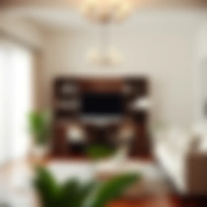 Chic Home Office Setup Chic home office with modern furniture