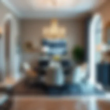 Elegant Dining Area Design Elegant dining area showcasing exquisite furniture