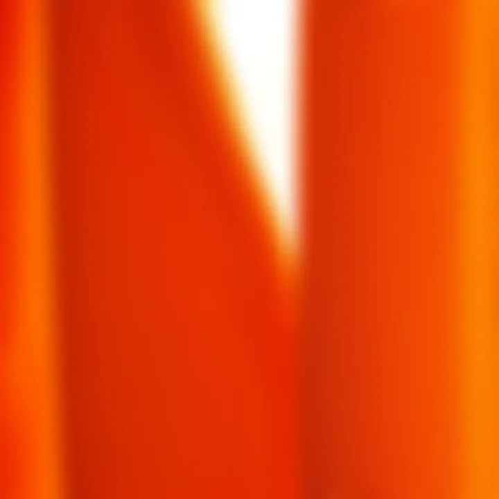 Close-up of textured burnt orange curtain fabric