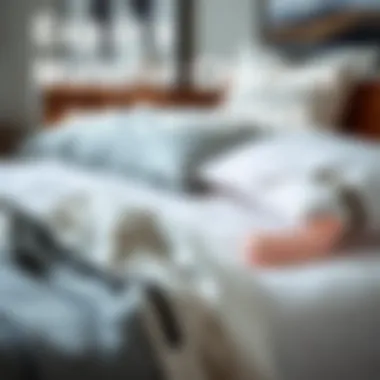 Variety of deep pocket sheet materials displayed