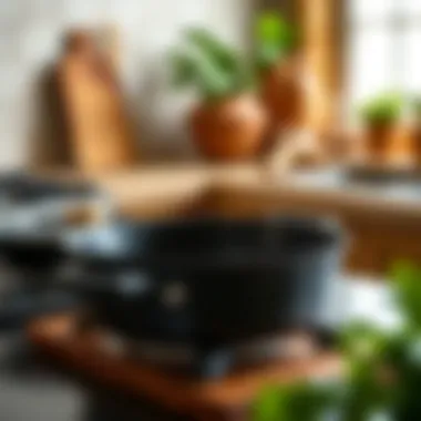 Best Practices for Maintenance Illustration of a well-maintained deep saute pan