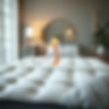 Diagram demonstrating spinal alignment on a firm mattress with soft top