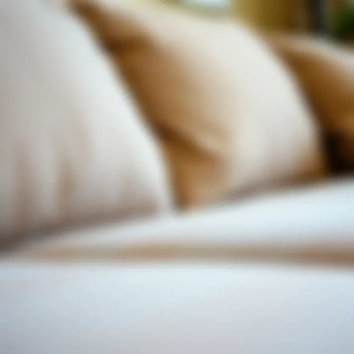 Close-up of luxurious fabric texture on a loveseat