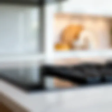 Sleek design of a flat top cooktop highlighting its smooth surface