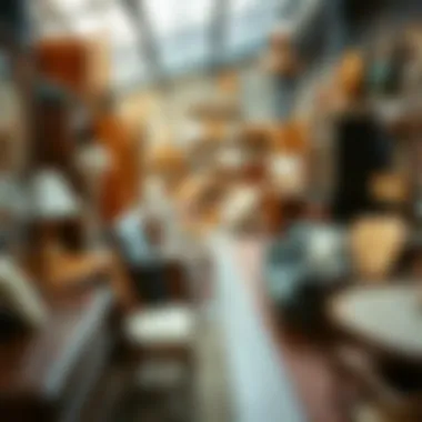 Charming Vintage Furniture Showcase Vintage furniture display with unique designs