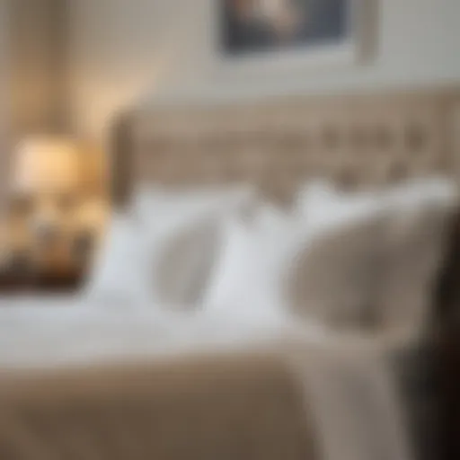Elegant headboard slipcover design