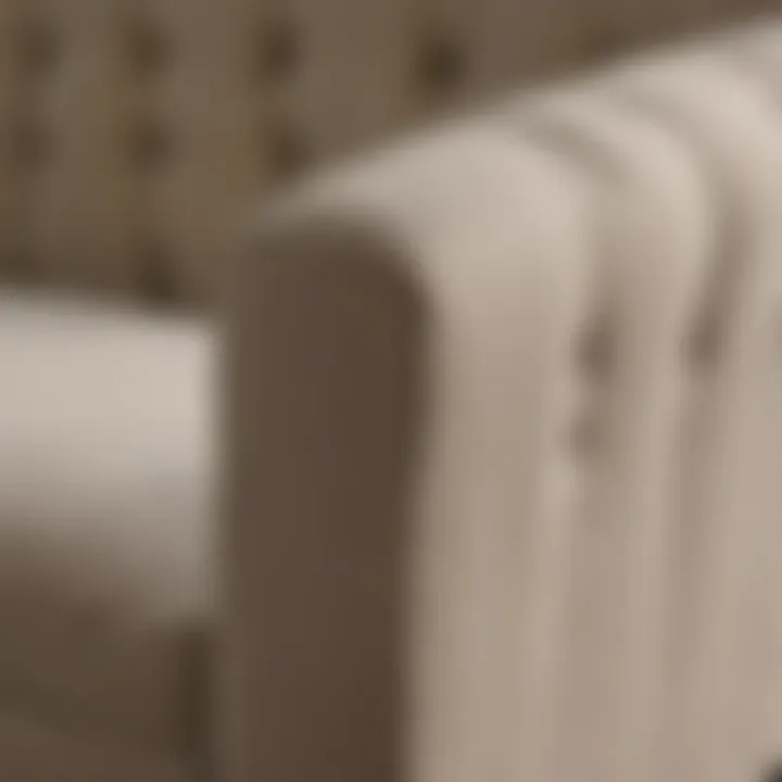 Variety of materials used in slipcovers