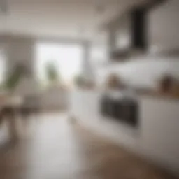 Elegant kitchen design with modern appliances