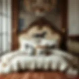 Elegant horse-themed bedding set showcasing intricate designs