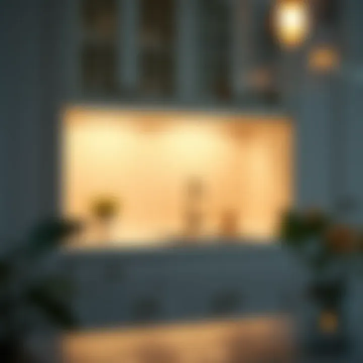 Ambient Inner Cabinet Lighting and Unique Designs Ambient lighting showcasing unique cabinet designs