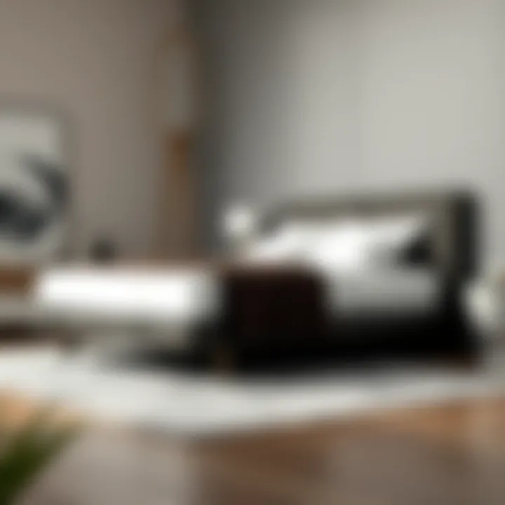 Modern Low Full Size Bed Showcase Elegant low full size bed with modern design