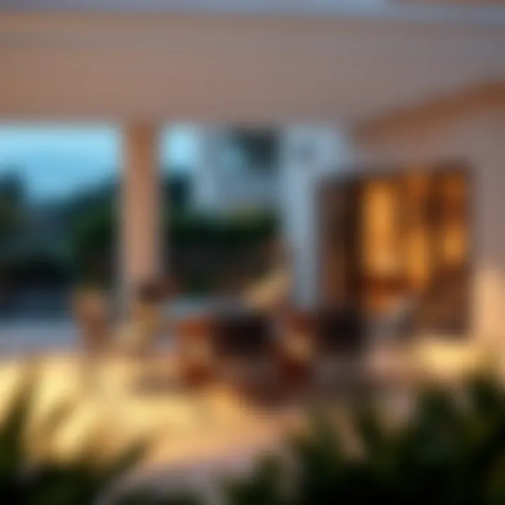 Sophisticated Modern Outdoor Patio Dining Set Sophisticated modern outdoor patio dining set with sleek design