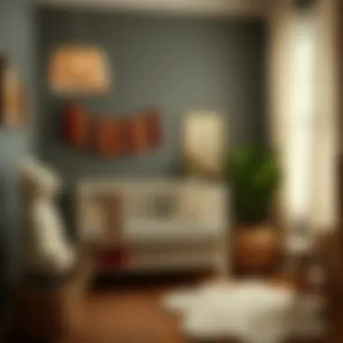 Cozy Nursery Corner Inspiration Cozy nursery corner featuring a blend of colors and textures