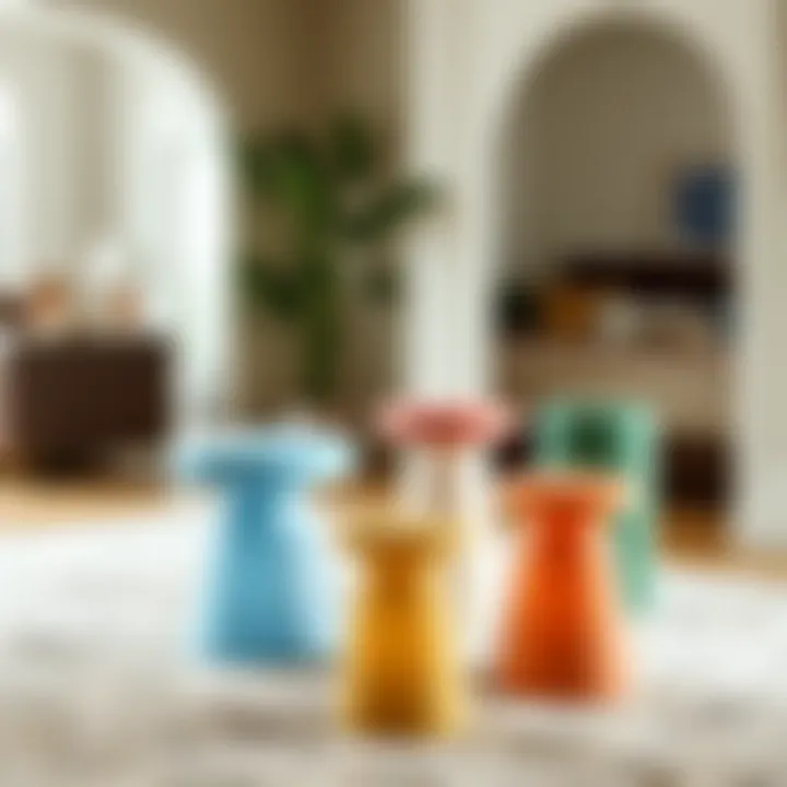 Diverse styles of Opal House stools displayed in a chic interior