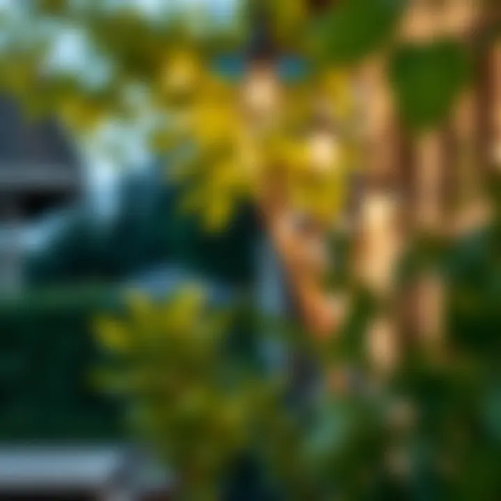 Diagram illustrating installation of outdoor lights with outlets