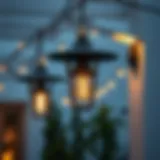 Stylish outdoor lighting fixtures integrated with electrical outlets