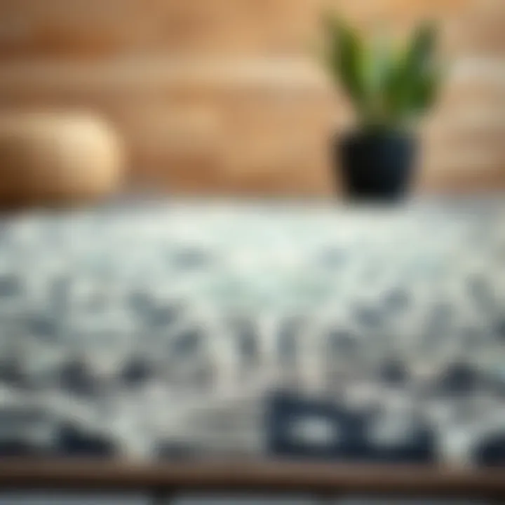 Durable Outdoor Rug with Varied Textures Durable outdoor rug showcasing various textures