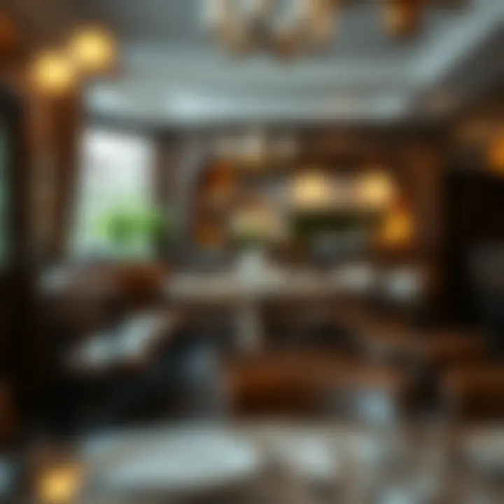 Space management strategies for pub style dining arrangements.