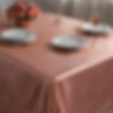 Maintenance tips for rose gold plastic table cloths