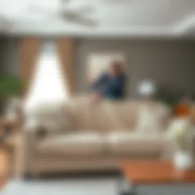 Installing a Sofa Cover with Ease Step-by-step installation of a sofa cover without armrests