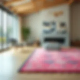Exploring the Aesthetic and Functional Appeal of Navy Pink Area Rugs Introduction