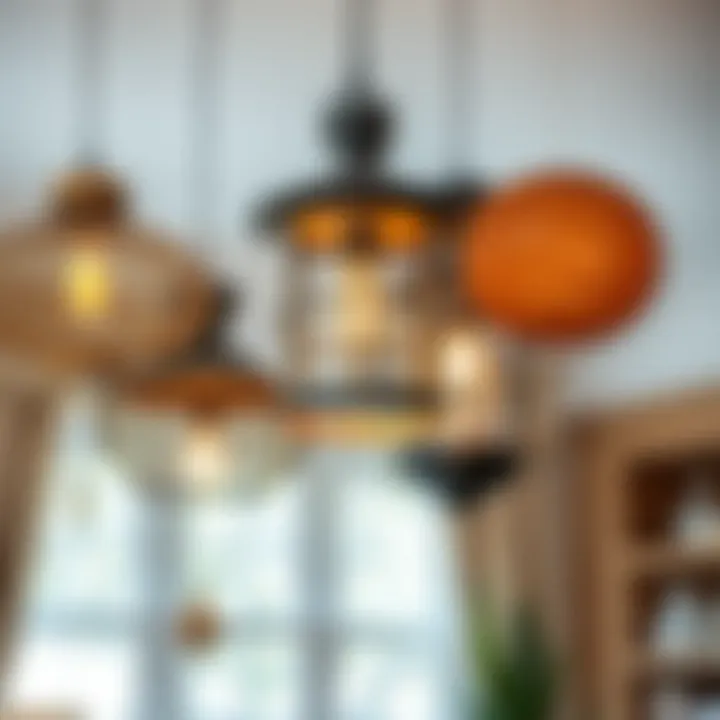 Material Diversity in Lantern Light Chandeliers Diverse materials used in crafting lantern light chandeliers