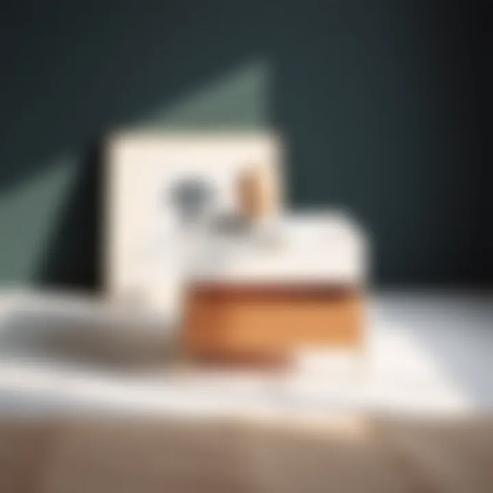 Minimalist skinny side table with a drawer showcasing innovative storage solutions