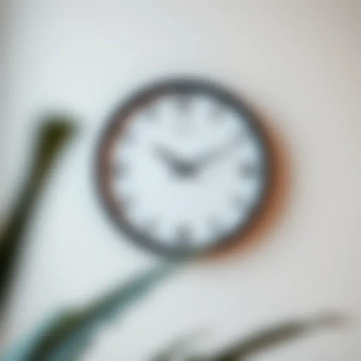 Sleek Elegance: Modern Wall Clock Design Elegant modern wall clock with a sleek design