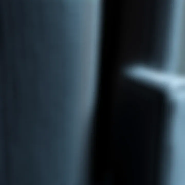 Close-up of Dark Grey Chair Fabric A close-up view of the fabric texture of a dark grey chair.