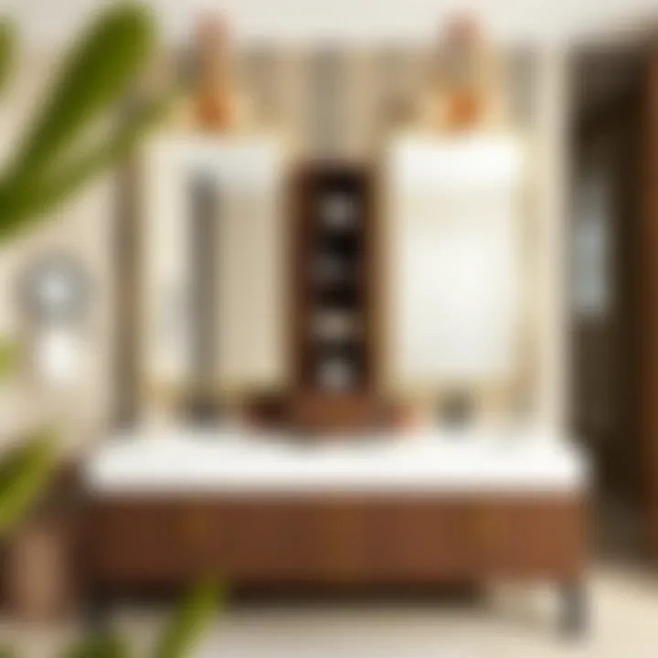 Exploring the Double Bathroom Vanity with Center Tower: Design, Functionality, and Style Introduction