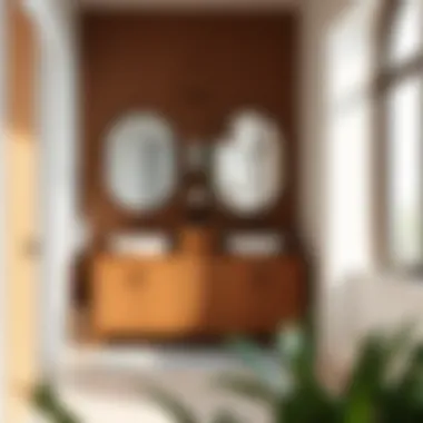 Notable Exploring the Double Bathroom Vanity with Center Tower: Design, Functionality, and Style