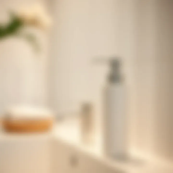 Minimalist Design: The Beauty of Tall Skinny Soap Dispensers Close-up of a tall skinny soap dispenser with a minimalist design