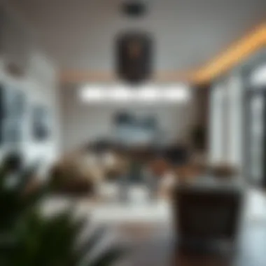 Modern Aesthetics in Living Spaces Contemporary Living Room with Stylish Furniture