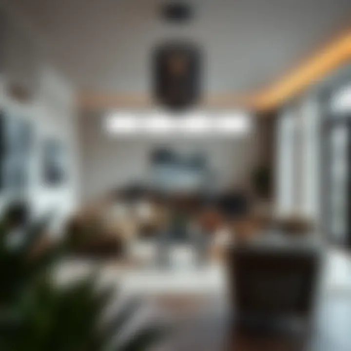 Modern Aesthetics in Living Spaces Contemporary Living Room with Stylish Furniture