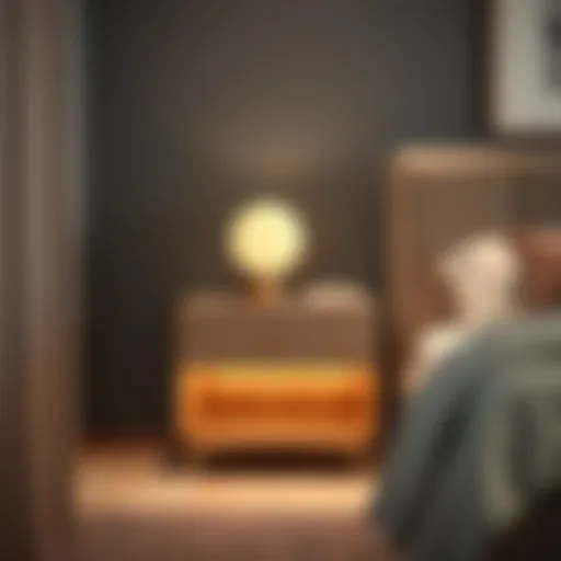 Elegant nightstand showcasing modern design