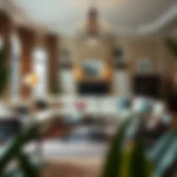 Elegant living room showcasing the Skyline Drive Sectional